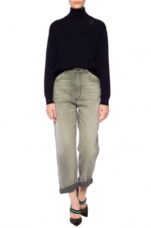 Turtleneck sweater with holes, zdjęcie 2 Turtleneck sweater with holes od Golden Goose